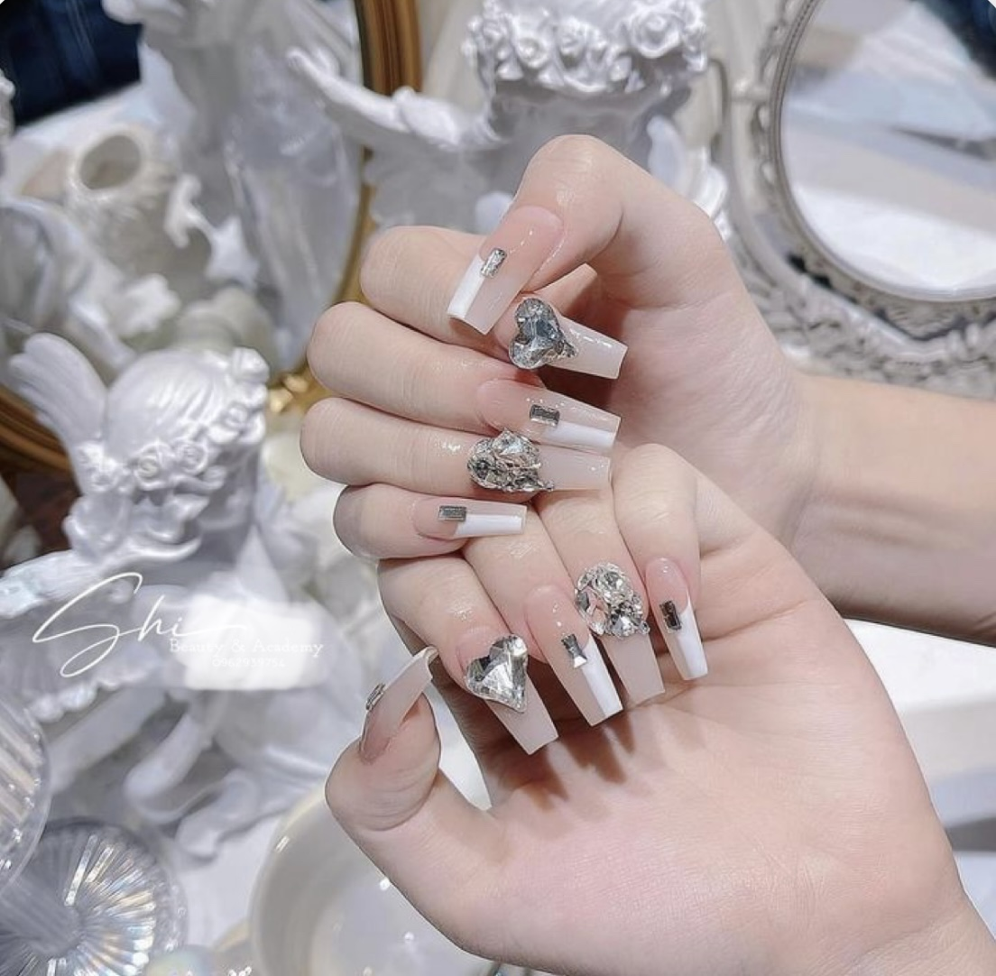 Venture into the creative space with uniquely designed nail designs, creating a unique highlight for your style