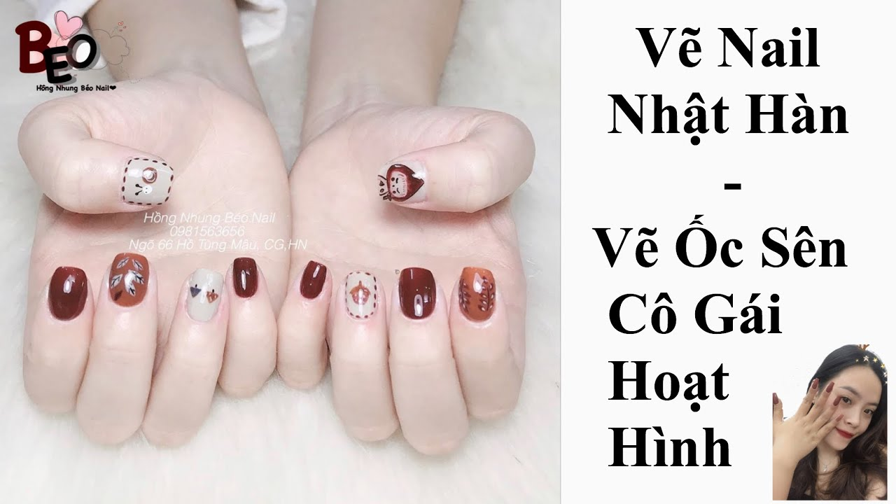 Japanese-style nail designs — design 36