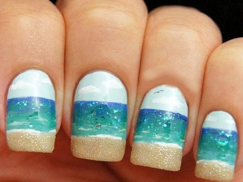 Japanese-style nail designs — design 34
