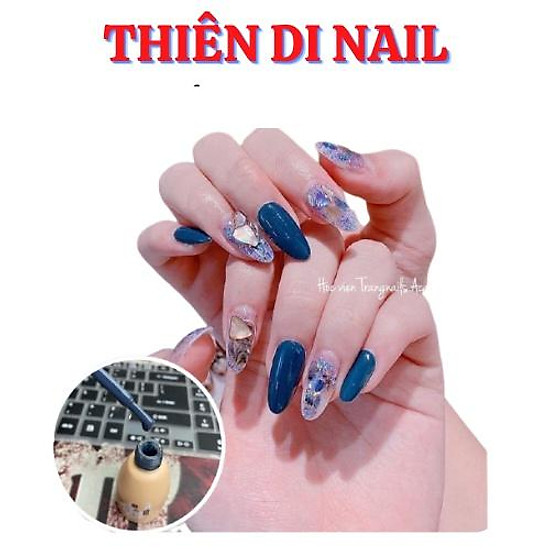 Teal nail designs — design 38