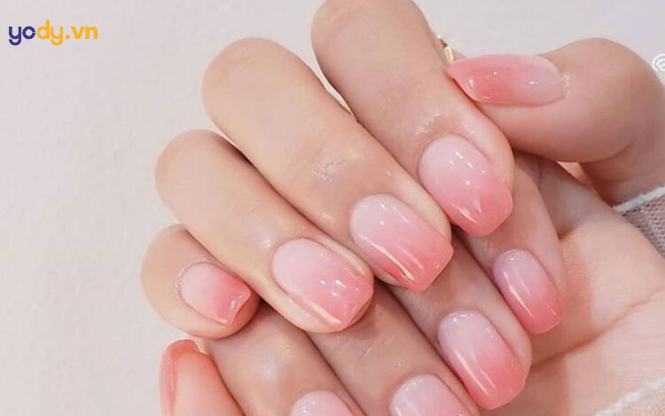 Color mixed ombre nails
