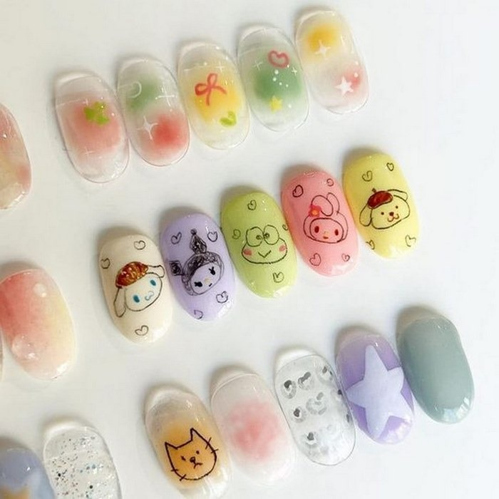 Cute nail designs make hands come alive
