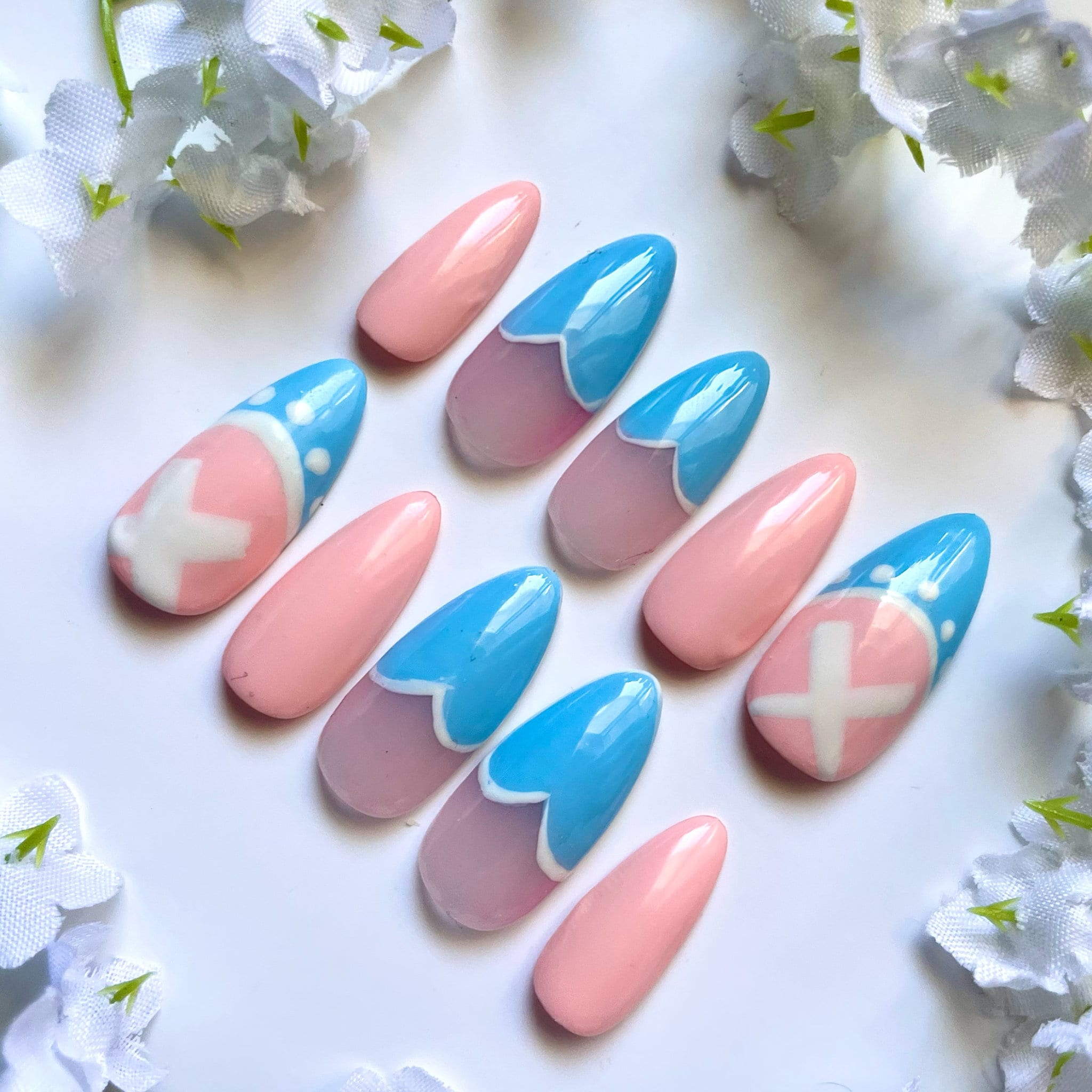 One piece anime nail designs — design 29