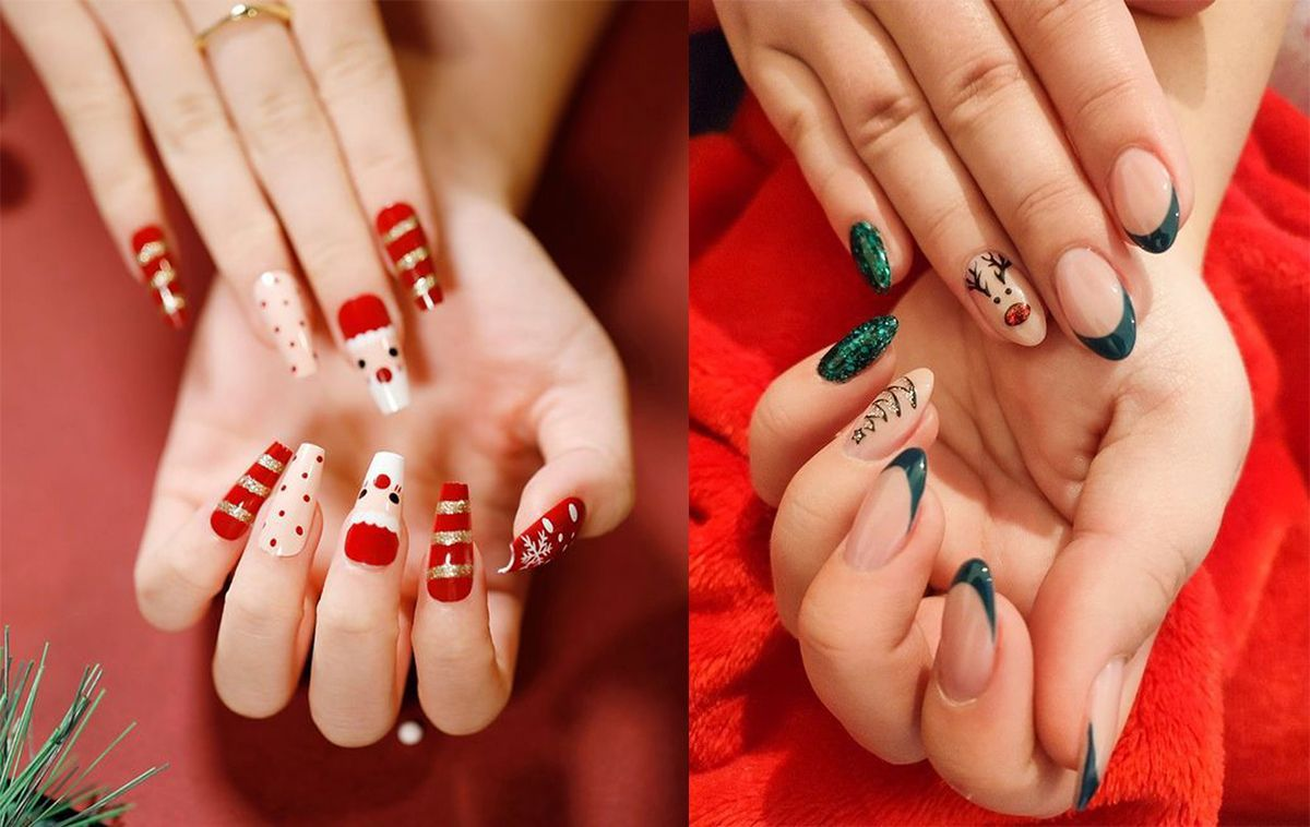 Luxury gucci-inspired nail designs — design 52