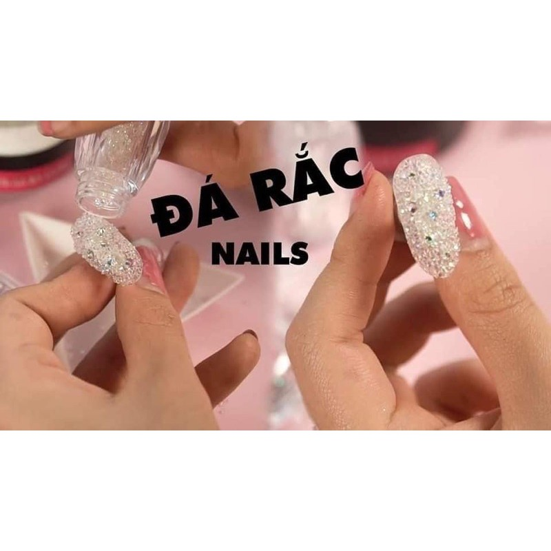 Sparkling rhinestone nail designs — design 41